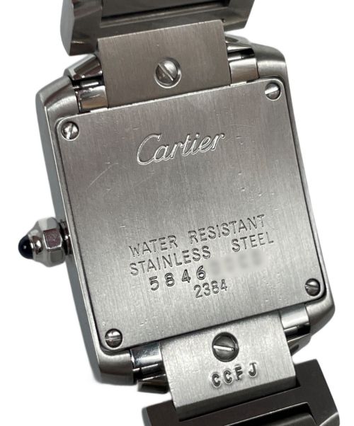 Cartier（カルティエ）Cartier (カルティエ) タンクフランセーズ SM Ref.W51008Q3 アイボリー文字盤の古着・服飾アイテム