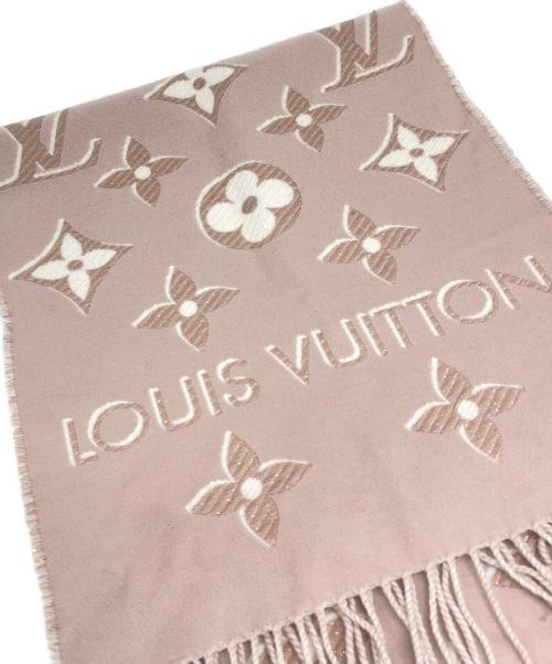 LOUIS VUITTON（ルイ ヴィトン）LOUIS VUITTON (ルイ ヴィトン) マフラー・LVエセンシャル シャイン ピンク系/ローズの古着・服飾アイテム