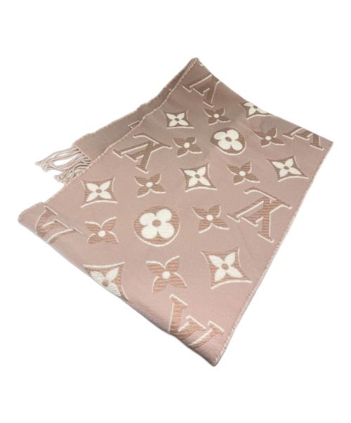 LOUIS VUITTON（ルイ ヴィトン）LOUIS VUITTON (ルイ ヴィトン) マフラー・LVエセンシャル シャイン ピンク系/ローズの古着・服飾アイテム