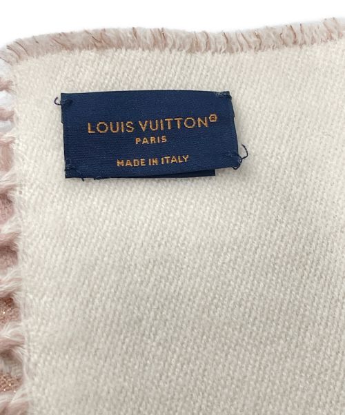 LOUIS VUITTON（ルイ ヴィトン）LOUIS VUITTON (ルイ ヴィトン) マフラー・LVエセンシャル シャイン ピンク系/ローズの古着・服飾アイテム