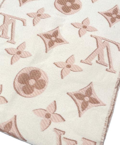 LOUIS VUITTON（ルイ ヴィトン）LOUIS VUITTON (ルイ ヴィトン) マフラー・LVエセンシャル シャイン ピンク系/ローズの古着・服飾アイテム