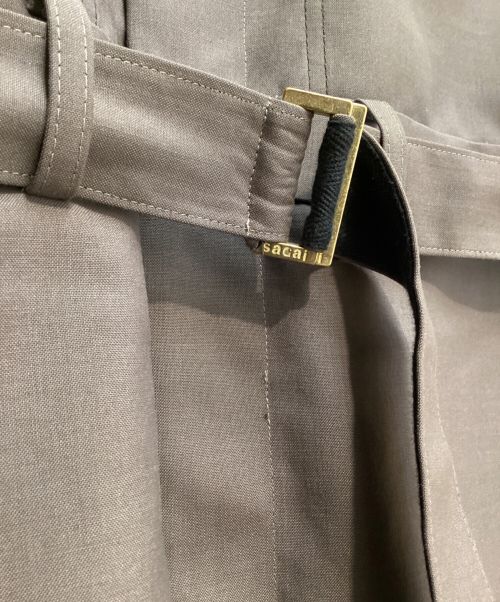 sacai（サカイ）sacai (サカイ) CarHartt (カーハート) WIP Suiting Bonding Jumpsuit (WIP スーツ ボンディング ジャンプスーツ) ブラウン サイズ:34の古着・服飾アイテム