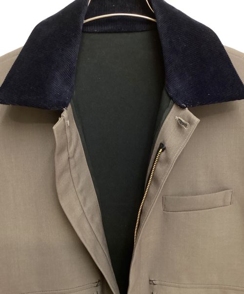 sacai（サカイ）sacai (サカイ) CarHartt (カーハート) WIP Suiting Bonding Jumpsuit (WIP スーツ ボンディング ジャンプスーツ) ブラウン サイズ:34の古着・服飾アイテム