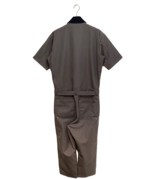 sacai（サカイ）sacai (サカイ) CarHartt (カーハート) WIP Suiting Bonding Jumpsuit (WIP スーツ ボンディング ジャンプスーツ) ブラウン サイズ:34の古着・服飾アイテム