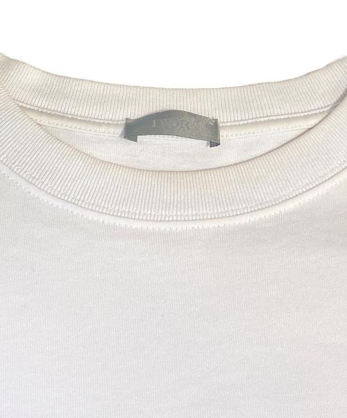Dior（ディオール）Dior (ディオール) 22SS COMPACT COTTON TEE（ロゴカットソー） ホワイト サイズ:Lの古着・服飾アイテム