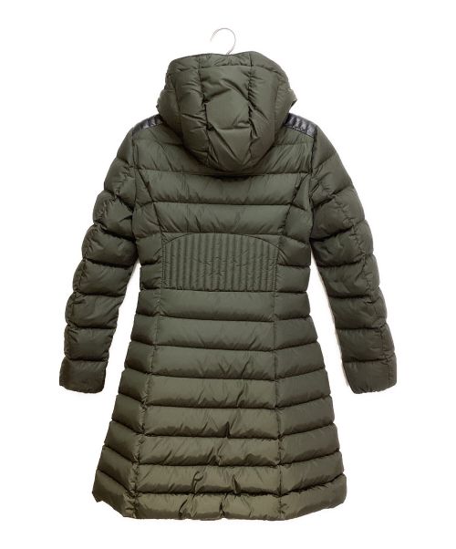 MONCLER（モンクレール）MONCLER (モンクレール) TALEV（タレブ）/ロングダウンジャケット カーキ×ブラックの古着・服飾アイテム