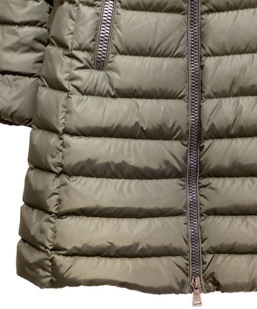 MONCLER（モンクレール）MONCLER (モンクレール) TALEV（タレブ）/ロングダウンジャケット カーキ×ブラックの古着・服飾アイテム