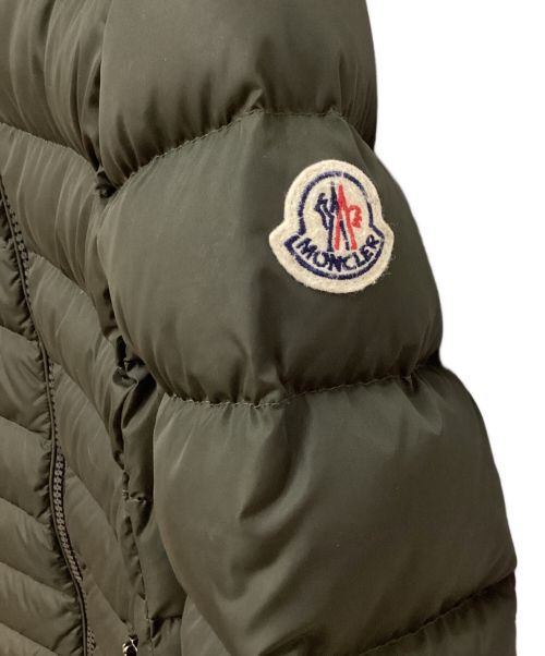 MONCLER（モンクレール）MONCLER (モンクレール) TALEV（タレブ）/ロングダウンジャケット カーキ×ブラックの古着・服飾アイテム