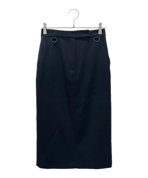 MaxMara（マックスマーラ）MaxMara (マックスマーラ) ウールスカート ブラック サイズ:36の古着・服飾アイテム