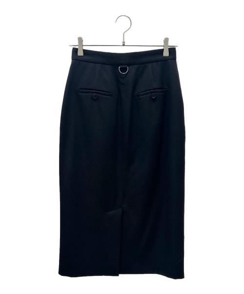 MaxMara（マックスマーラ）MaxMara (マックスマーラ) ウールスカート ブラック サイズ:36の古着・服飾アイテム