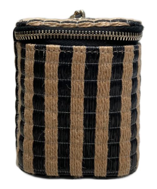 CHANEL（シャネル）CHANEL (シャネル) スモールバニティショルダーバッグ ベージュ×ブラックの古着・服飾アイテム