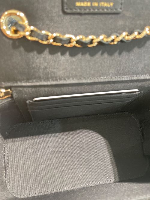 CHANEL（シャネル）CHANEL (シャネル) スモールバニティショルダーバッグ ベージュ×ブラックの古着・服飾アイテム