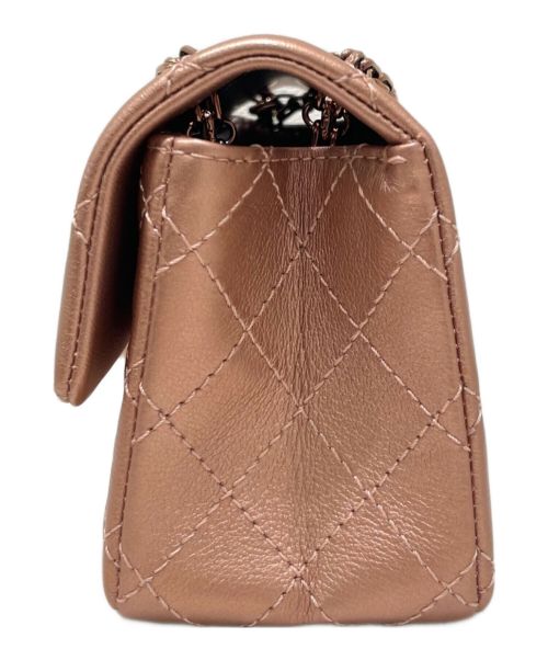 CHANEL（シャネル）CHANEL (シャネル) 2.55ミニフラップバッグ メタリックローズゴールド サイズ:20の古着・服飾アイテム