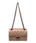 中古・古着 CHANEL (シャネル) 2.55ミニフラップバッグ メタリックローズゴールド サイズ:20：550000円