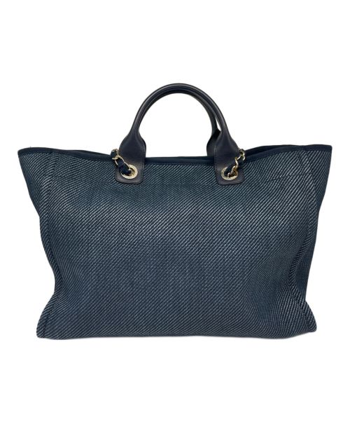 CHANEL（シャネル）CHANEL (シャネル) ドーヴィル GM インディゴ サイズ:GMの古着・服飾アイテム