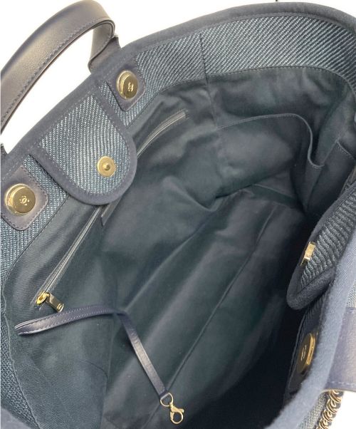 CHANEL（シャネル）CHANEL (シャネル) ドーヴィル GM インディゴ サイズ:GMの古着・服飾アイテム