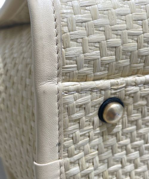 CHANEL（シャネル）CHANEL (シャネル) ストロートートバッグ ベージュ サイズ:MMの古着・服飾アイテム
