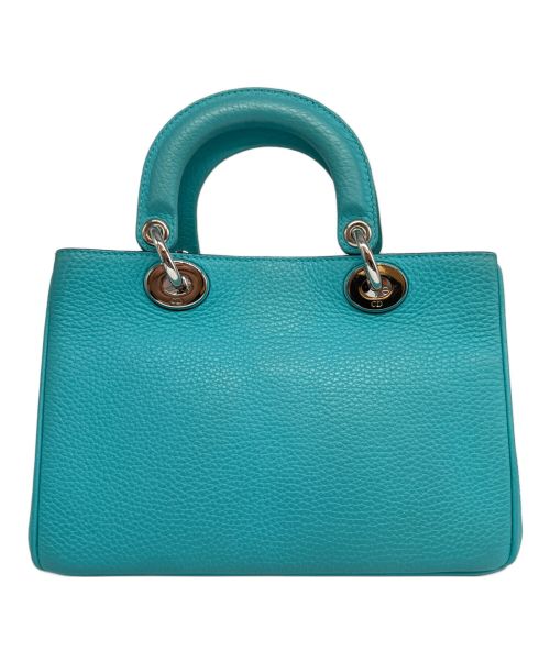 Christian Dior（クリスチャン ディオール）Christian Dior (クリスチャン ディオール) DIORISSIMO BAG ディオリッシモ バッグ ターコイズブルーの古着・服飾アイテム