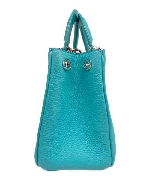 Christian Dior（クリスチャン ディオール）Christian Dior (クリスチャン ディオール) DIORISSIMO BAG ディオリッシモ バッグ ターコイズブルーの古着・服飾アイテム