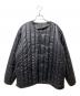 South2 West8（サウスツー ウエストエイト）の古着「Quilted Crew Neck Cardigan NS717」｜ブラック