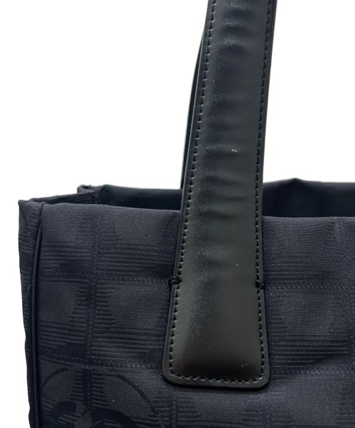 CHANEL（シャネル）CHANEL (シャネル) ニュートラベルラインハンドバッグ ブラックの古着・服飾アイテム