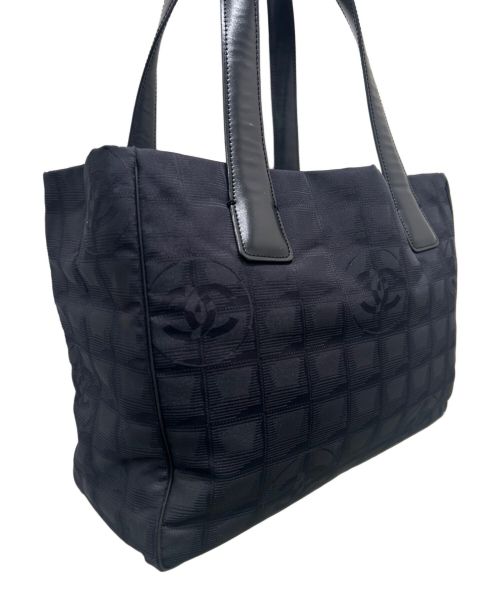 CHANEL（シャネル）CHANEL (シャネル) ニュートラベルラインハンドバッグ ブラックの古着・服飾アイテム