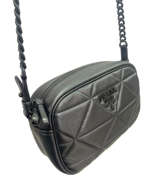 PRADA（プラダ）PRADA (プラダ) スペクトラム チェーン ショルダー バッグ ブラックの古着・服飾アイテム