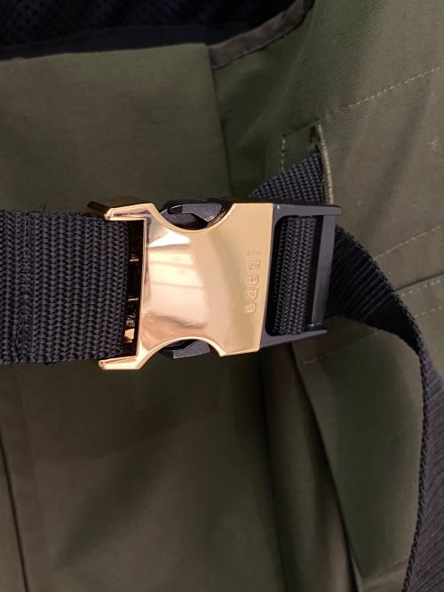 sacai（サカイ）sacai (サカイ) Wool Melton×Grosgrain Blouson カーキ サイズ:１の古着・服飾アイテム