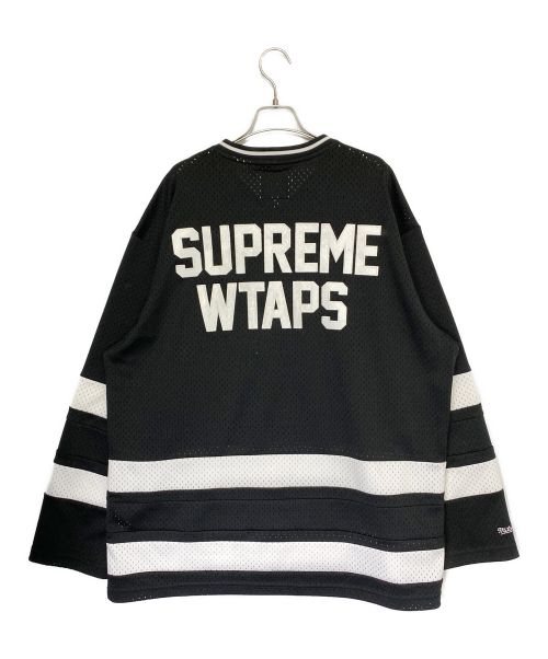 SUPREME（シュプリーム）SUPREME (シュプリーム) WTAPS (ダブルタップス) MITCHELL & NESS (ミッチェルアンドネス) Hockey Jersey ブラック サイズ:XLの古着・服飾アイテム
