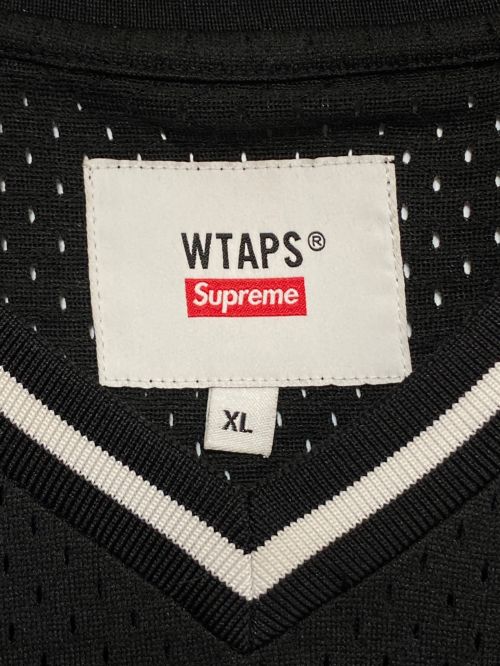 SUPREME（シュプリーム）SUPREME (シュプリーム) WTAPS (ダブルタップス) MITCHELL & NESS (ミッチェルアンドネス) Hockey Jersey ブラック サイズ:XLの古着・服飾アイテム