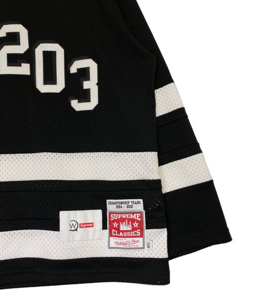 SUPREME（シュプリーム）SUPREME (シュプリーム) WTAPS (ダブルタップス) MITCHELL & NESS (ミッチェルアンドネス) Hockey Jersey ブラック サイズ:XLの古着・服飾アイテム