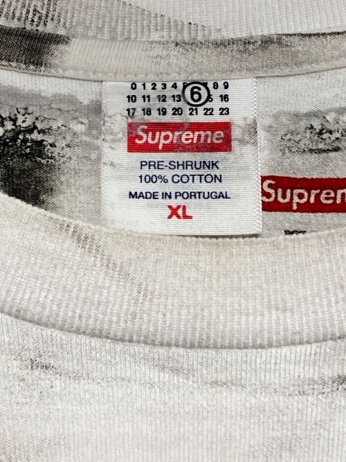 SUPREME（シュプリーム）SUPREME (シュプリーム) MM6 Maison Margiela (エムエムシックス メゾンマルジェラ) Box Logo Tee ホワイト サイズ:XLの古着・服飾アイテム