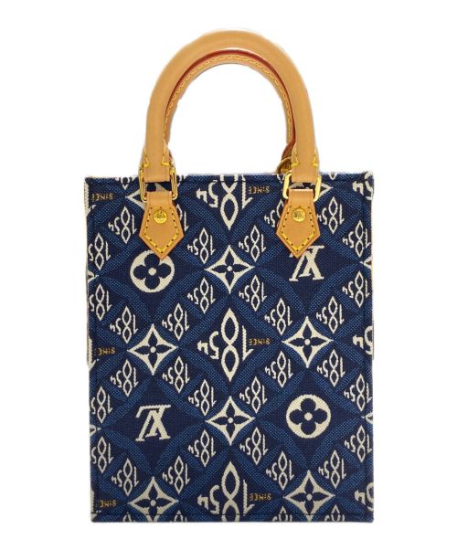 LOUIS VUITTON（ルイ ヴィトン）LOUIS VUITTON (ルイ ヴィトン) プティットサックプラバッグ ブルーの古着・服飾アイテム