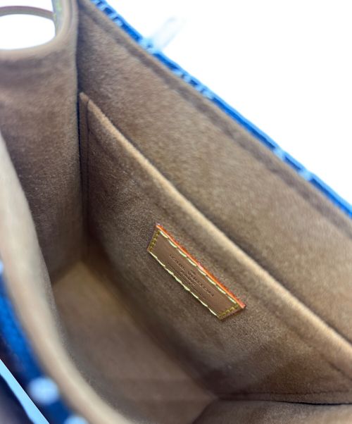 LOUIS VUITTON（ルイ ヴィトン）LOUIS VUITTON (ルイ ヴィトン) プティットサックプラバッグ ブルーの古着・服飾アイテム