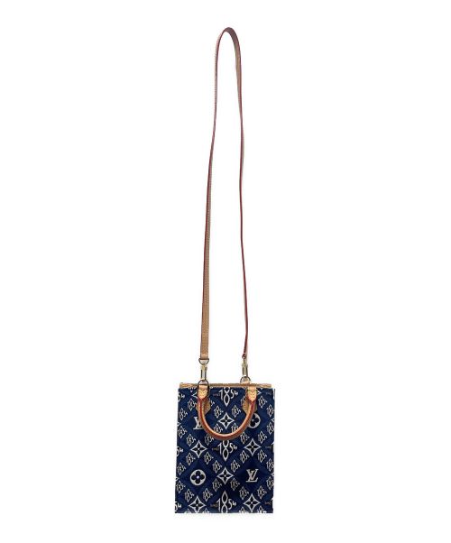 LOUIS VUITTON（ルイ ヴィトン）LOUIS VUITTON (ルイ ヴィトン) プティットサックプラバッグ ブルーの古着・服飾アイテム