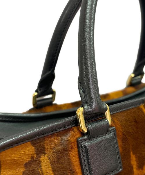 LOEWE（ロエベ）LOEWE (ロエベ) アマソナ 36 ブラック×ブラウン サイズ:36の古着・服飾アイテム