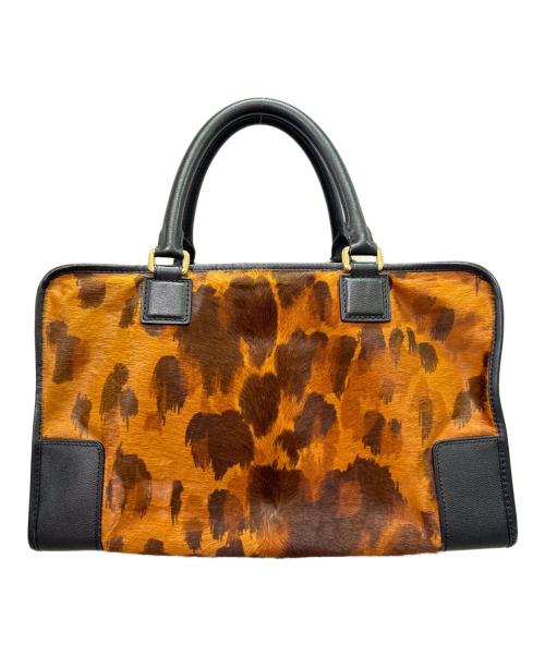 LOEWE（ロエベ）LOEWE (ロエベ) アマソナ 36 ブラック×ブラウン サイズ:36の古着・服飾アイテム