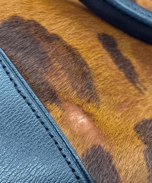 LOEWE（ロエベ）LOEWE (ロエベ) アマソナ 36 ブラック×ブラウン サイズ:36の古着・服飾アイテム