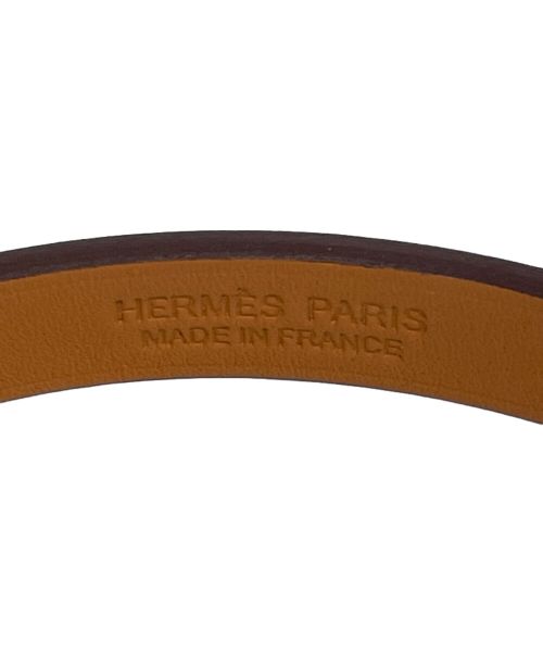 HERMES（エルメス）HERMES (エルメス) ミニケリードゥブルトゥール/シルバー金具/ヴォースイフト/ローズ･サクラ/B刻印 ピンク サイズ:T2 未使用品の古着・服飾アイテム