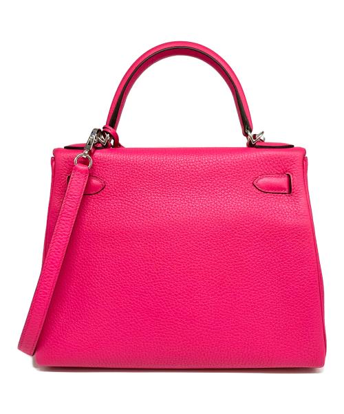 HERMES（エルメス）HERMES (エルメス) ケリー28 内縫い/シルバー金具/トゴ/ローズショッキング/Z刻印 ローズショッキング サイズ:28の古着・服飾アイテム