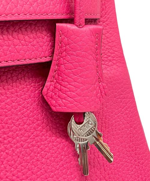 HERMES（エルメス）HERMES (エルメス) ケリー28 内縫い/シルバー金具/トゴ/ローズショッキング/Z刻印 ローズショッキング サイズ:28の古着・服飾アイテム