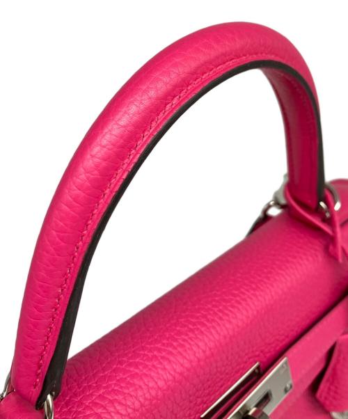 HERMES（エルメス）HERMES (エルメス) ケリー28 内縫い/シルバー金具/トゴ/ローズショッキング/Z刻印 ローズショッキング サイズ:28の古着・服飾アイテム