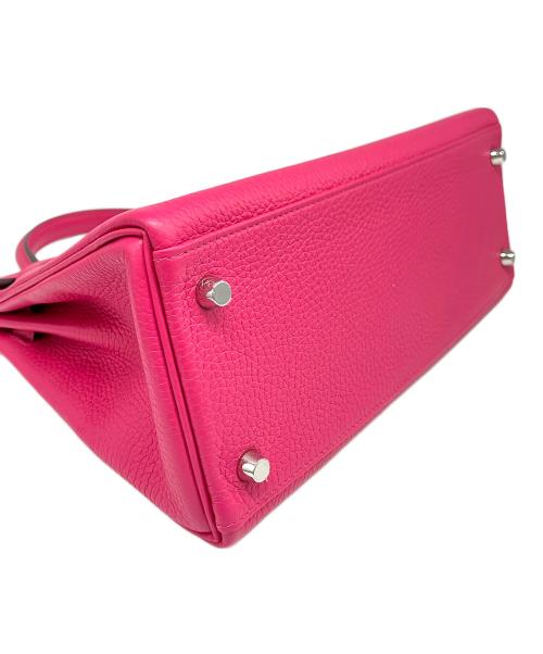 HERMES（エルメス）HERMES (エルメス) ケリー28 内縫い/シルバー金具/トゴ/ローズショッキング/Z刻印 ローズショッキング サイズ:28の古着・服飾アイテム