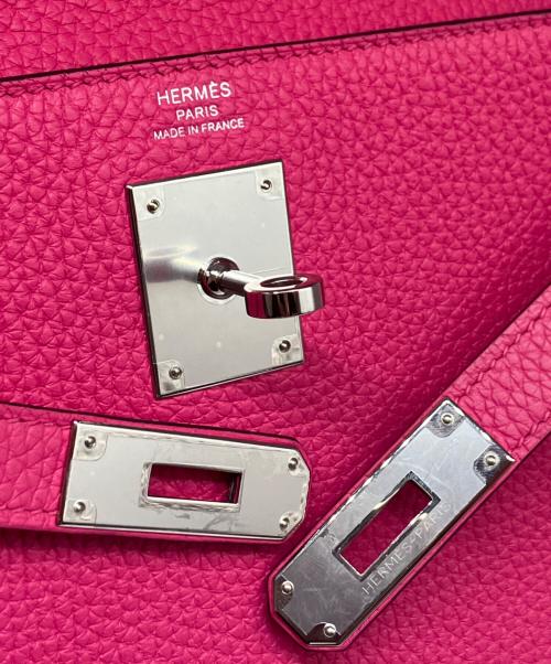 HERMES（エルメス）HERMES (エルメス) ケリー28 内縫い/シルバー金具/トゴ/ローズショッキング/Z刻印 ローズショッキング サイズ:28の古着・服飾アイテム