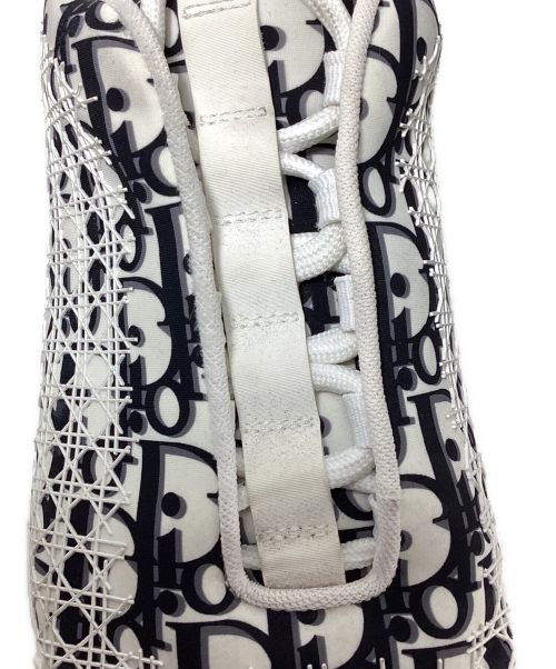 Christian Dior（クリスチャン ディオール）Christian Dior (クリスチャン ディオール) B24 Oblique Technical Fabric (B24オブリークテクニカルファヴリック) ホワイト×ブラック サイズ:41の古着・服飾アイテム