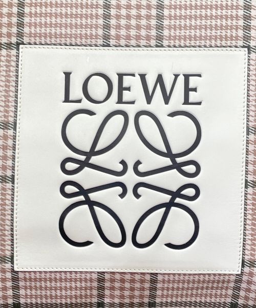 LOEWE（ロエベ）LOEWE (ロエベ) ショッパー トートバッグ ベージュ×ブラックの古着・服飾アイテム