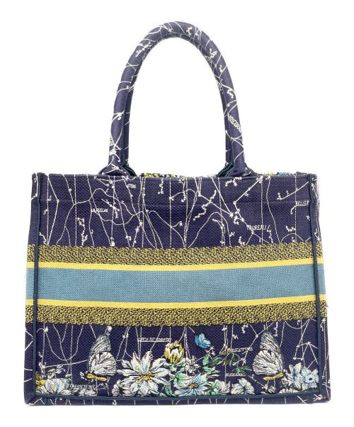 Christian Dior（クリスチャン ディオール）Christian Dior (クリスチャン ディオール) ブックトートミディアム ネイビー サイズ:M（ミディアム）の古着・服飾アイテム