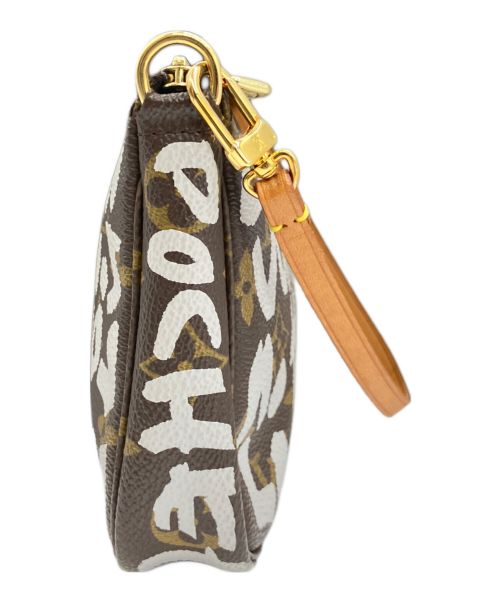 LOUIS VUITTON（ルイ ヴィトン）LOUIS VUITTON (ルイ ヴィトン) グラフィティ ポシェット アクセソワール ブラウンの古着・服飾アイテム