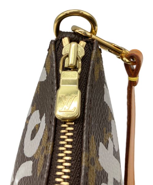LOUIS VUITTON（ルイ ヴィトン）LOUIS VUITTON (ルイ ヴィトン) グラフィティ ポシェット アクセソワール ブラウンの古着・服飾アイテム