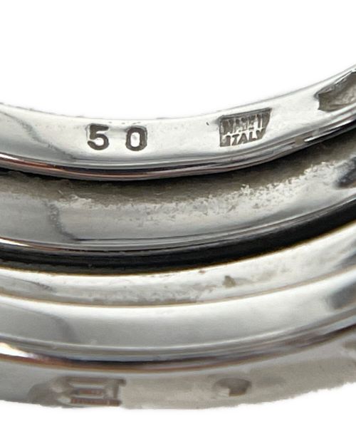 BVLGARI（ブルガリ）BVLGARI (ブルガリ) ビーゼロワン 2バンド リング サイズ:50の古着・服飾アイテム